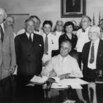 FDR Signing the Social Security Act